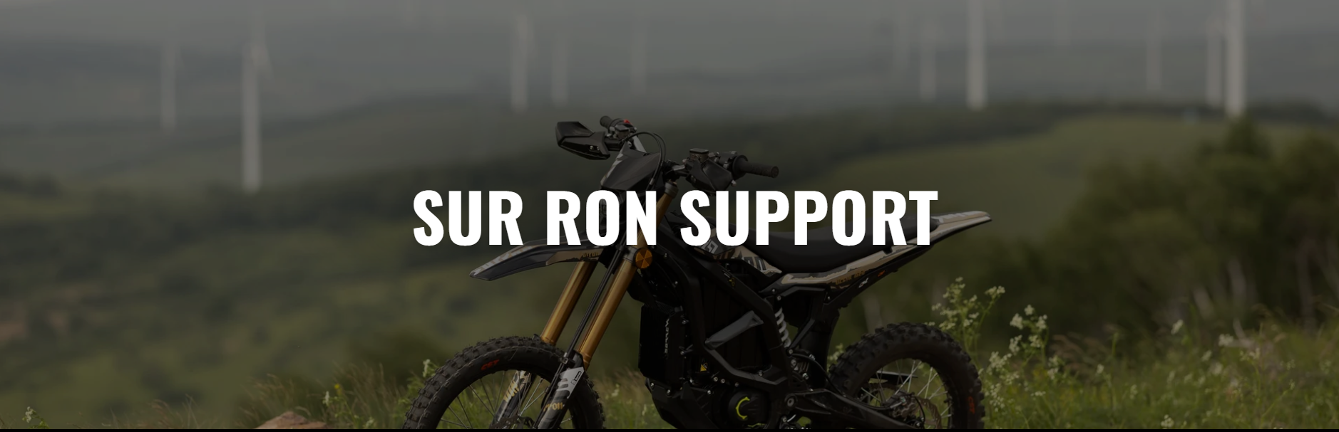 Sur Ron Bikes Support Documentation Banner
