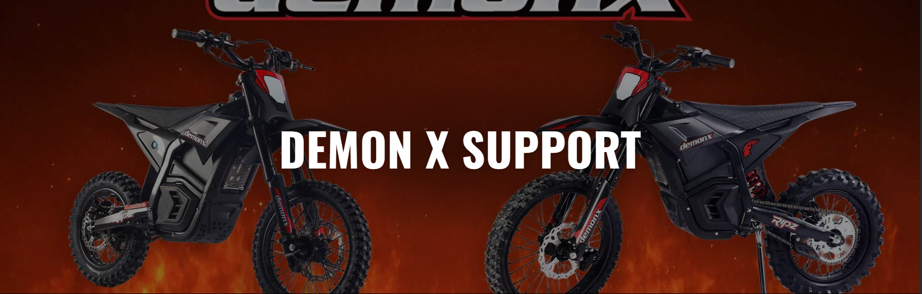 DEMON X RIPZ Support Banner